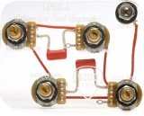 Les Paul Wiring Harness with 3-way Switch and 4 Long Shaft Pots