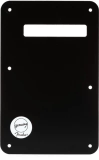 Stratocaster Modern-Style Tremolo Backplates -3-ply Black