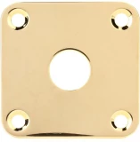 Metal Jack Plate for Les Paul - Gold