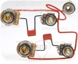 Les Paul Wiring Harness with Pickup Splitting