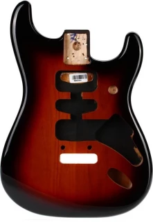 Deluxe Series Stratocaster Body - 3-Color Sunburst