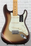 American Ultra Stratocaster - Mocha Burst with Maple Fingerboard vs Les Paul Standard '50s P90 Electric Guitar - Gold Top