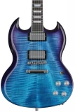 SG Modern - Blueberry Fade vs Les Paul Standard '60s Electric Guitar - Smokehouse Burst Sweetwater Exclusive