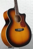 HD-28E Acoustic Guitar with LR Baggs Electronics - Natural vs F-250CE Deluxe Acoustic-Electric Guitar - Antique Burst