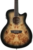 Washburn Deep Forest Burl ACE - Black Fade