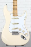 Jimi Hendrix Stratocaster - Olympic White with Maple Fingerboard vs Les Paul Standard '60s Electric Guitar - Smokehouse Burst Sweetwater Exclusive
