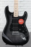 Affinity Series Stratocaster Electric Guitar - Black Burst with Maple Fingerboard vs Les Paul Standard '60s Electric Guitar - Smokehouse Burst Sweetwater Exclusive