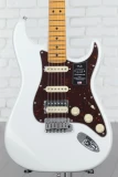 American Ultra Stratocaster HSS - Arctic Pearl with Maple Fingerboard vs Les Paul Standard '50s P90 Electric Guitar - Gold Top