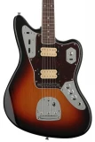 Kurt Cobain Jaguar NOS - 3-Tone Sunburst with Rosewood Fingerboard vs Les Paul Standard '50s P90 Electric Guitar - Gold Top