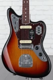 American Original '60s Jaguar - 3-Color Sunburst vs Les Paul Standard '50s P90 Electric Guitar - Gold Top