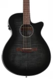 Ibanez AEG70 - Transparent Charcoal Burst High Gloss