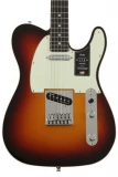Boden Prog NX 6 Electric Guitar - Earth Green vs American Ultra Telecaster - Ultraburst with Rosewood Fingerboard