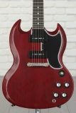 Boden Prog NX 6 Electric Guitar - Earth Green vs 1963 SG Special Reissue Lightning Bar VOS - Cherry Red