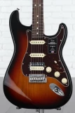 American Professional II Stratocaster HSS - 3 Color Sunburst with Rosewood Fingerboard vs Les Paul Standard '60s Electric Guitar - Smokehouse Burst Sweetwater Exclusive