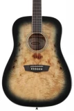 LL36 ARE Original Jumbo - Natural vs Deep Forest Burl D Acoustic Guitar - Black Fade