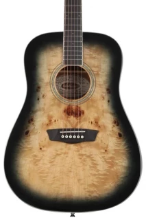 Washburn Deep Forest Burl D - Black Fade