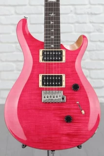 PRS SE Custom 24 - Bonnie Pink with Natural Back