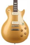 American Original '60s Jaguar - Daphne Blue vs Les Paul Standard '50s P90 Electric Guitar - Gold Top