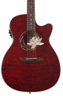 Luna Flora Lotus, Quilted Maple - Transparent Shiraz