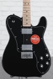 Les Paul Standard '60s Electric Guitar - Iced Tea vs Affinity Series Telecaster Deluxe Electric Guitar - Black with Maple Fingerboard
