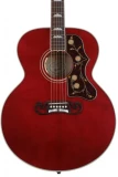 Custom Catch Grand Symphony #6 Acoustic-electric Guitar vs SJ-200 Standard Maple Acoustic Guitar - Wine Red