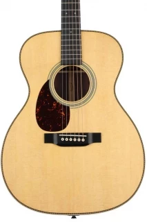 Martin OM-28E Left-Handed - Natural with Fishman Aura VT Enhance Electronics