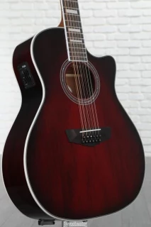 D'Angelico Premier Fulton 12-string - Trans Black Cherry Burst