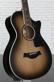 Taylor Limited Edition GCce-LTD Grand Concert 12-string - Transparent Black with Special Ebony Fingerboard, Sweetwater Exclusive