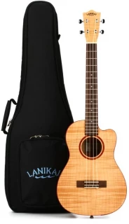 Lanikai FM-CEB Flame Maple with Cutaway & Electronics