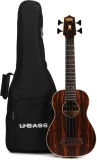 U-Bass Striped Ebony Acoustic-Electric Bass Guitar
