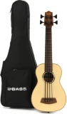 U-Bass Solid Sitka Spruce Pau Ferro Acoustic-Electric Bass Guitar - Natural Satin