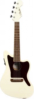 Fender Fullerton Jazzmaster Uke - Olympic White