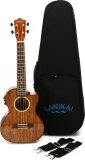 Lanikai MAS-CET All Solid Mahogany with Cutaway & Electronics - Tenor