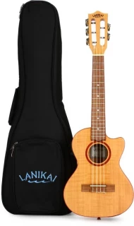 Lanikai FM-5CET Flame Maple with Cutaway & Electronics - 5 String Tenor