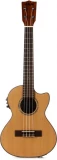 Kala Solid Cedar Top Acacia Tenor with Cutaway - Natural