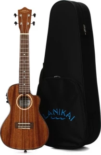 Lanikai MAS-CEC All Solid Mahogany with Cutaway & Electronics