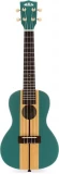 Ukadelic Bamboo Top Soprano Ukulele - Natural Satin vs Surf Concert Ukulele - Wipeout