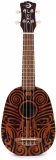 MK-TE Makala Classic Tenor Ukulele vs Tribal Mahogany Pineapple Soprano Ukulele - Satin Natural