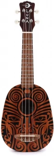 Luna Tribal Mahogany Pineapple Soprano - Satin Natural