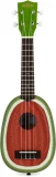 Mango Metropolitan Tenor Ukulele - Natural vs Novelty Pineapple Soprano Ukulele - Watermelon