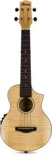 Ibanez UEW12E Concert Nylon-String - Natural Flamed Maple
