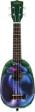 KA-EBY-S Soprano Ukulele - Striped Ebony vs Novelty Pineapple Soprano Ukulele - Beetle