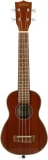 KA-EBY-S Soprano Ukulele - Striped Ebony vs KA-SLNG Gloss Mahogany, Long-Neck Soprano Ukulele