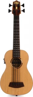 U-Bass Solid Cedar Pau Ferro Acoustic-Electric Bass Guitar - Natural Satin