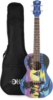 Luna Kauwela Summer Tenor - Satin Custom Kauwela Summer Graphic