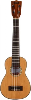 Kala Solid Cedar Top Acacia Soprano Long-neck