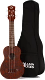 Hau Snow Tenor Ukulele - Gloss White vs Love Music Peace Soprano Ukulele - Satin Natural