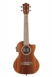 MA-5T Mahogany 5-string Ukulele - Tenor vs MRS-CET Tenor Acoustic-Electric Ukulele - Natural