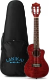 Lanikai QM-RDCEC Concert with Cutaway & Electronics - Red Stain