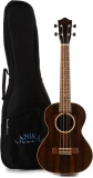 QM-RDCEC Concert Ukulele with Cutaway & Electronics - Red Stain vs ZR-T Ziricote Ukulele - Tenor